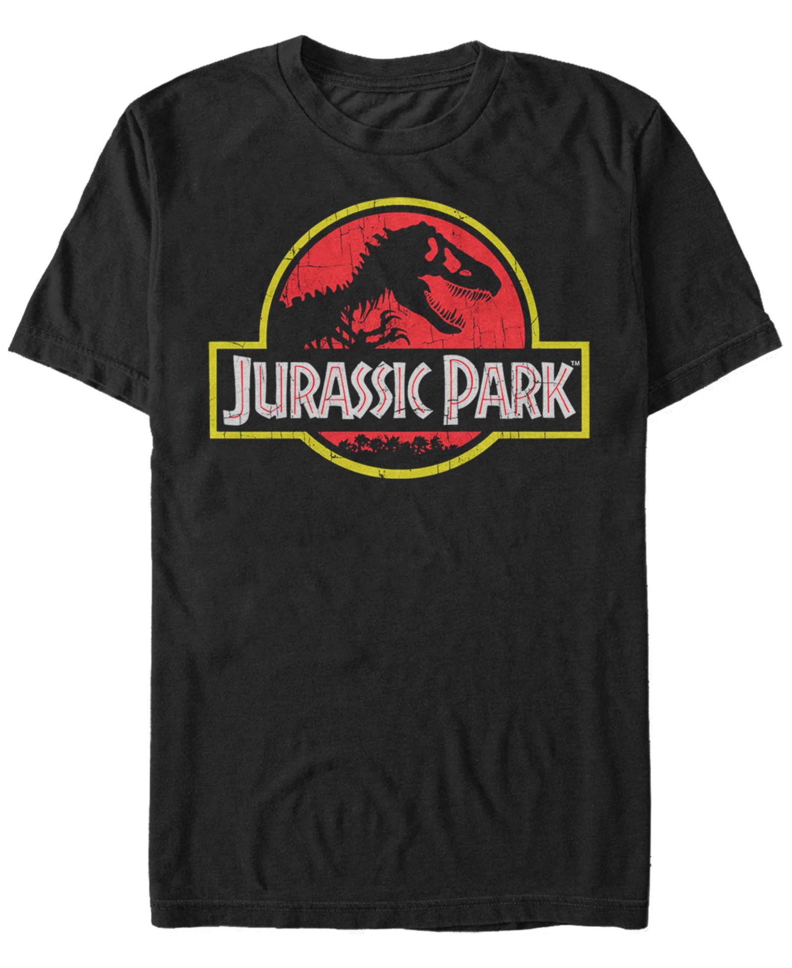 Fifth Sun Men's Jurassic Park Classic Original Logo Short Sleeve T-shirt