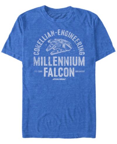 Мужская футболка Fifth Sun Star Wars Millennium Falcon Corellian Engineering Freighter Short Sleeve
