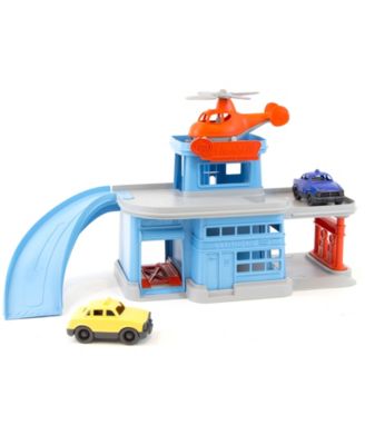 Green Toys парковка с 3 транспортными средствами