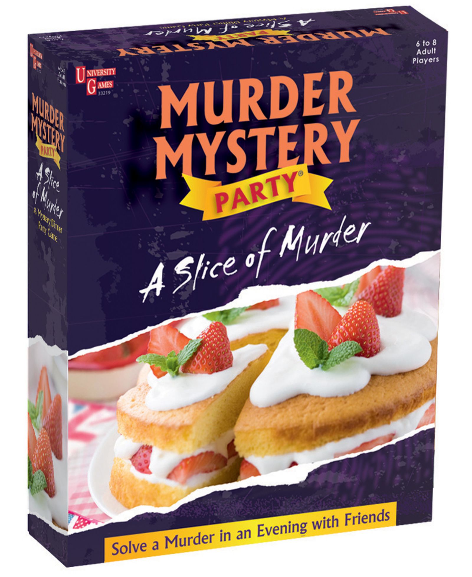 Настольная игра University Games A Slice of Murder Mystery Party Board Game, Ages 16+