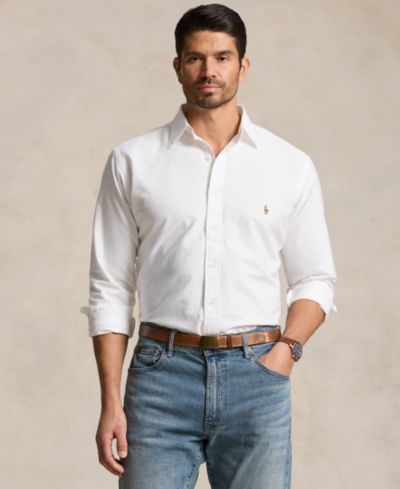 Polo Ralph Lauren Men's Big & Tall Classic-Fit Long-Sleeve Oxford Shirt