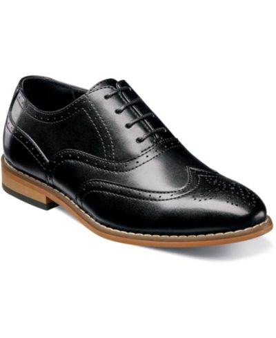 Stacy Adams Little Boy Dunbar Wingtip Oxford Shoe