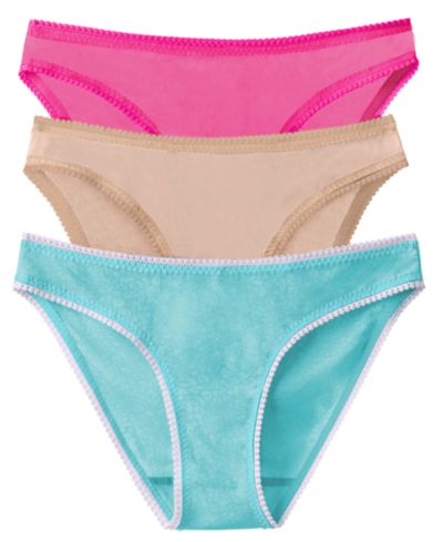 Женские бикини-трусики On Gossamer Mesh Hip, 3 Pack 3202P3