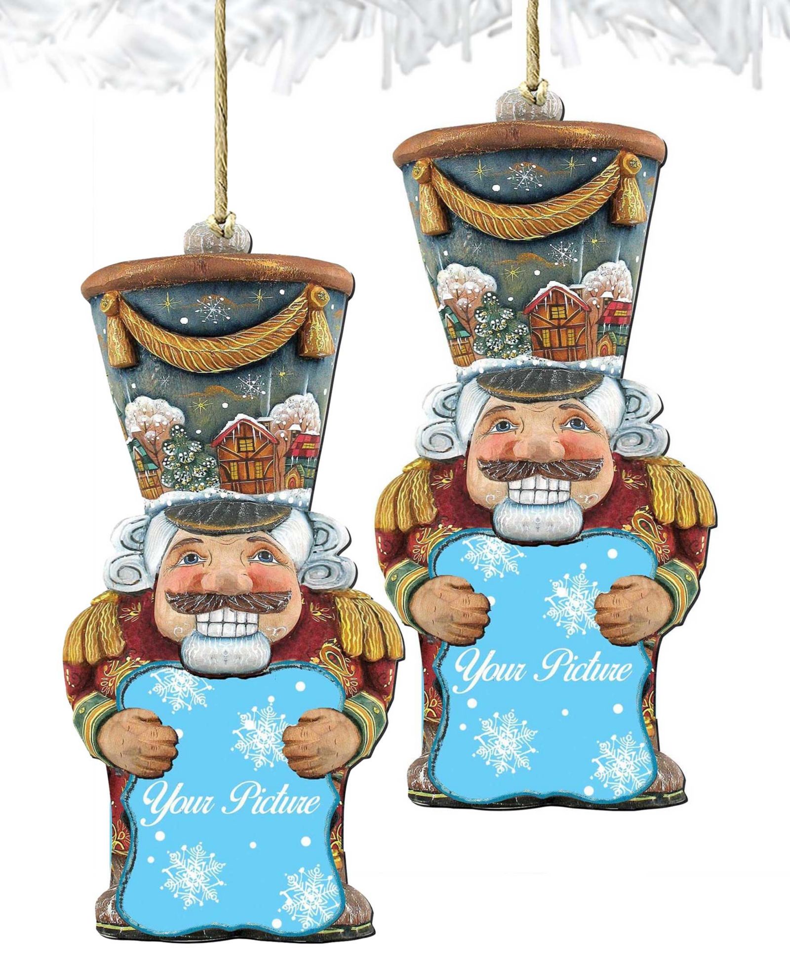Набор украшений Designocracy Nutcracker Picture Frame, 2 шт.