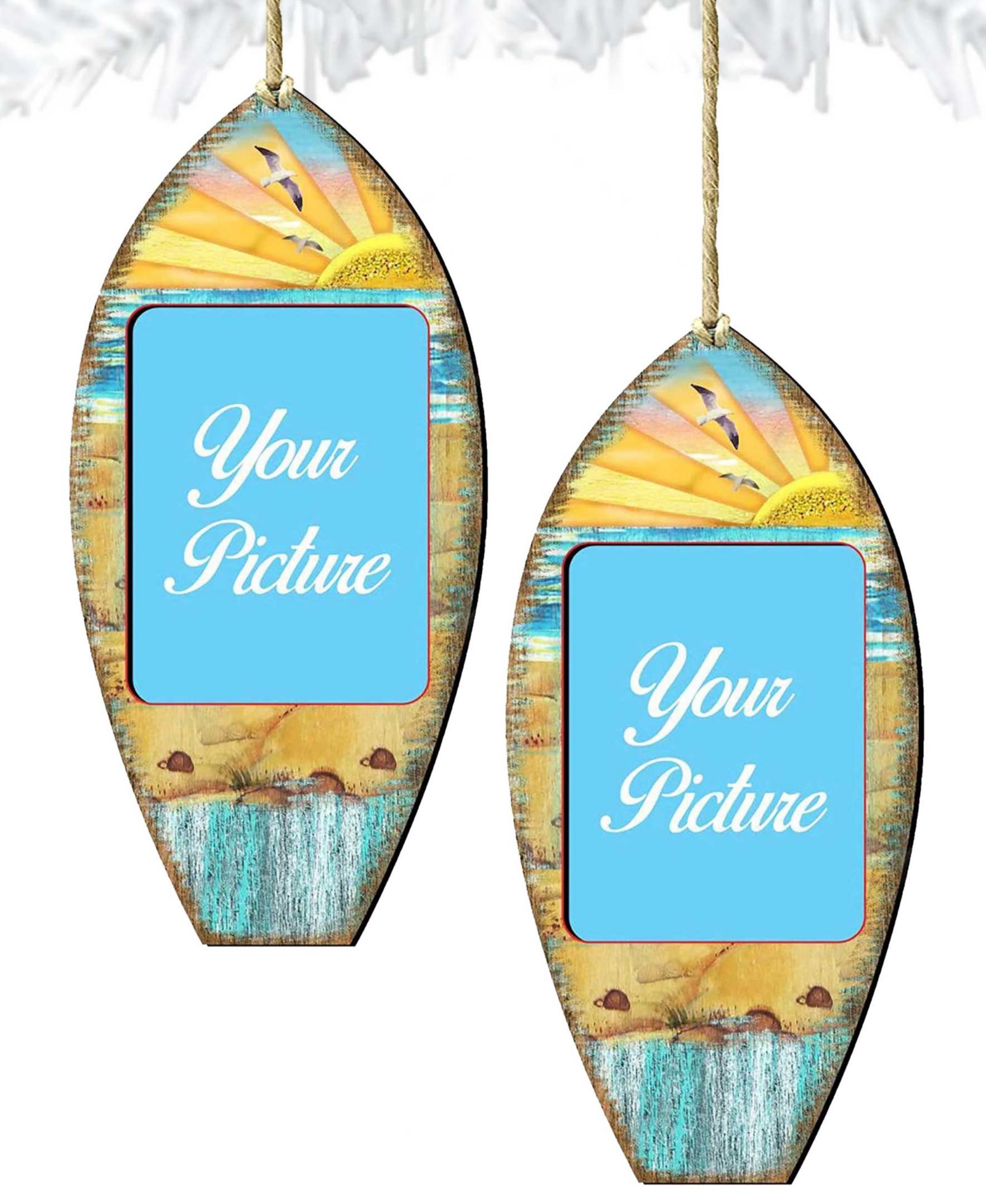 Набор рамок для фото Designocracy Surfboard, 2 шт.