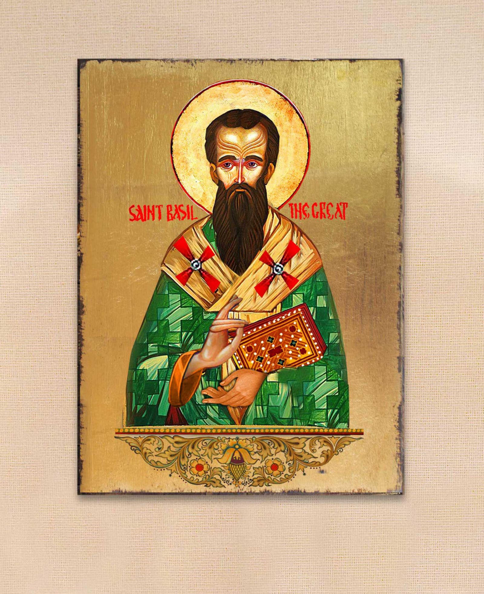Икона Designocracy Saint Basil 8" x 6"