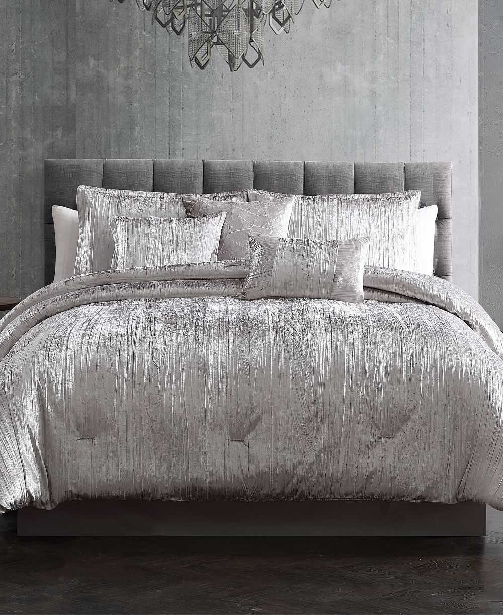 Riverbrook Home Turin Crinkle 7 Piece Comforter Set, King