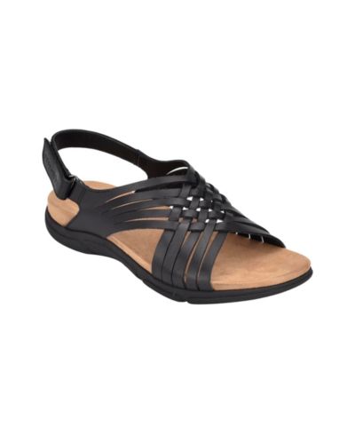 Easy Spirit Women's Mar Leather Woven Sandals