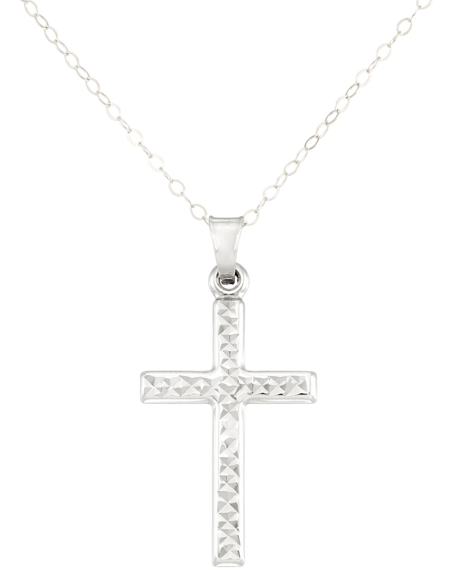 Текстурированный кулон Pendant Necklace 18"