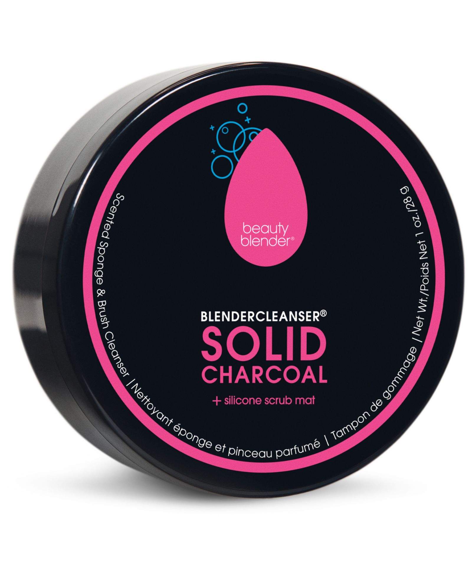 Очиститель beautyblender® BlenderCleanser Solid Charcoal Scented Sponge & Brush