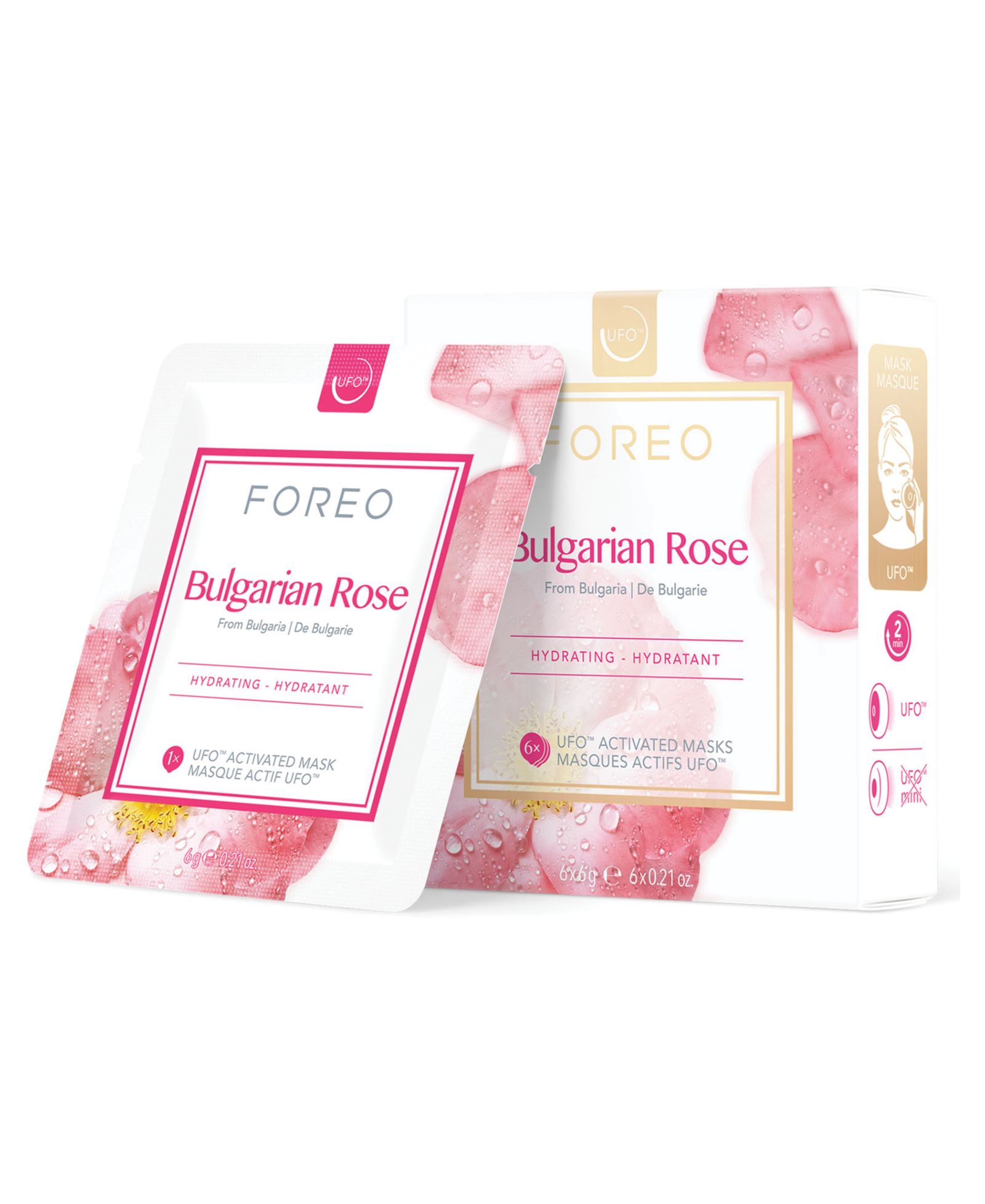 FOREO Маски для лица UFO Bulgarian Rose