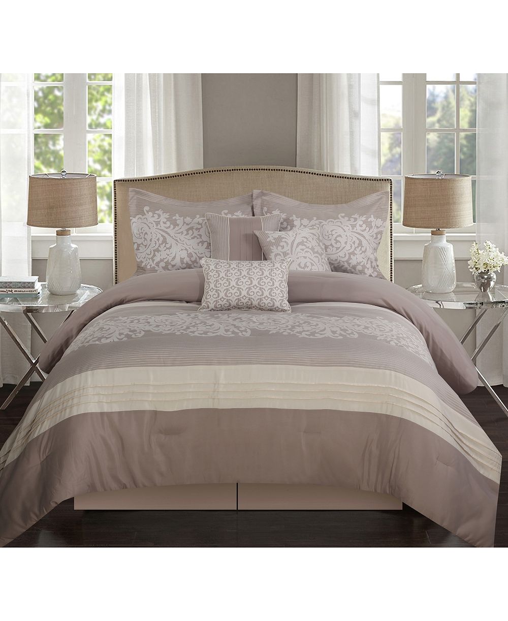 Stratford Park Margret 7 Piece Comforter Set, Queen