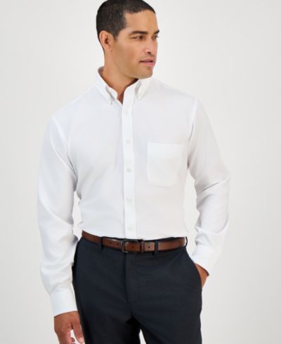 Club Room Men's Regular Fit Traveler Dress Shirt, Created for Macy's