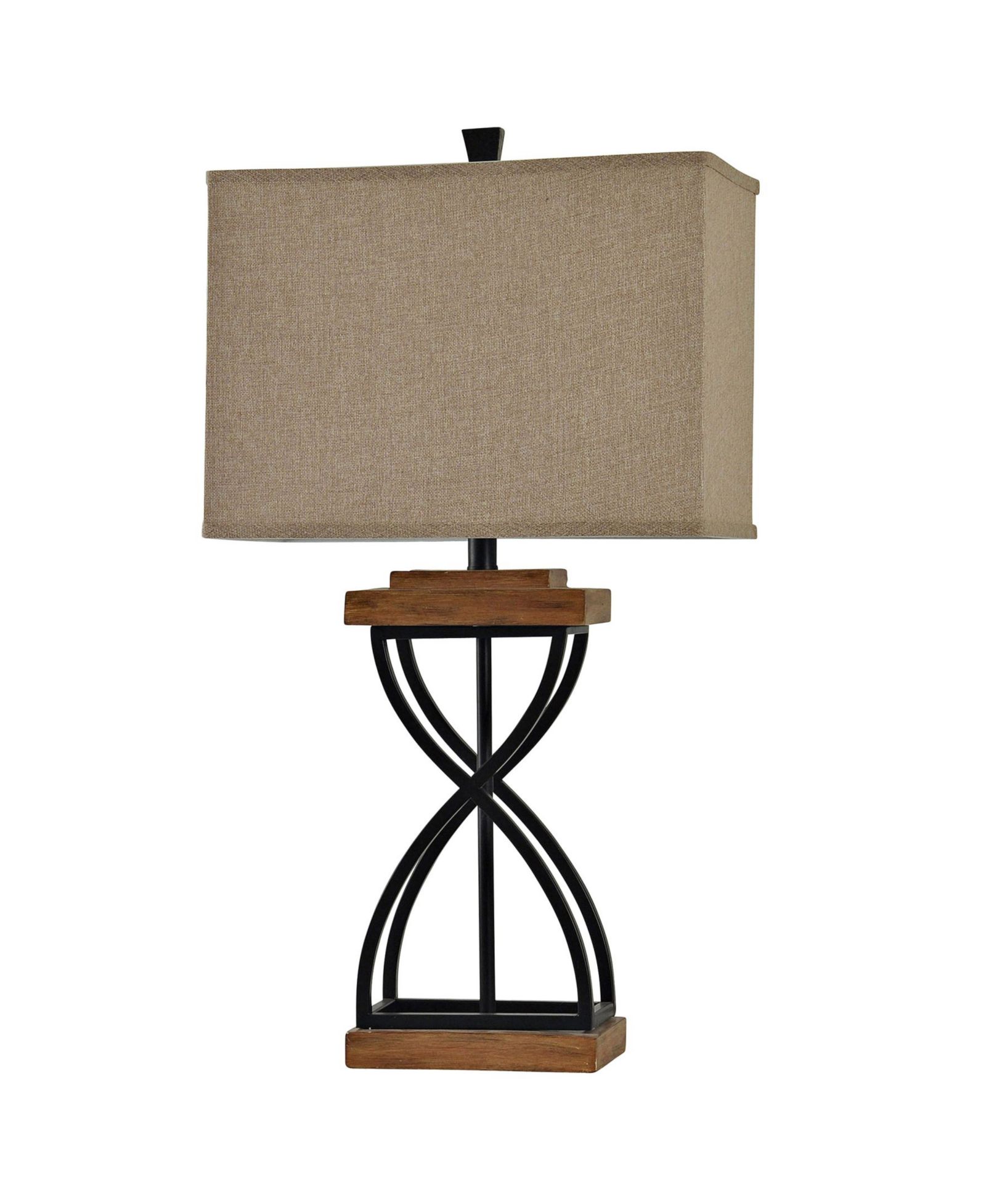 StyleCraft Настольная лампа с тканевым абажуром Hardback Fabric Shade