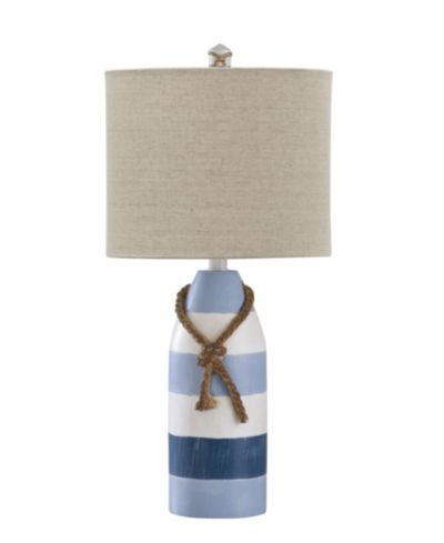 StyleCraft Hardback Fabric Shade Table Lamp