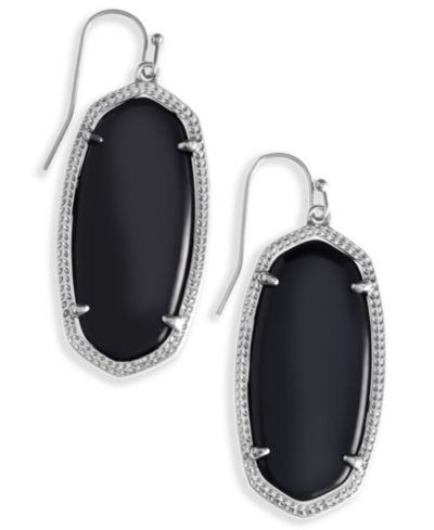 Серьги-подвески Kendra Scott Glass Stone 14k Gold Plated Over Brass Elisa