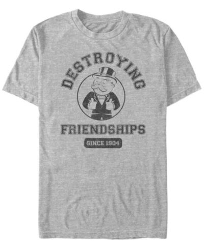 Fifth Sun Men's Friendship Destroyer Short Sleeve Crew T-shirt