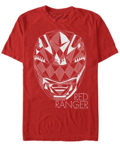 Fifth Sun Мужская футболка с коротким рукавом и принтом Red Ranger Lines