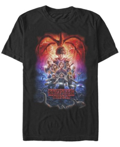 Fifth Sun Мужская футболка с коротким рукавом Stranger Things Demogorgan Group