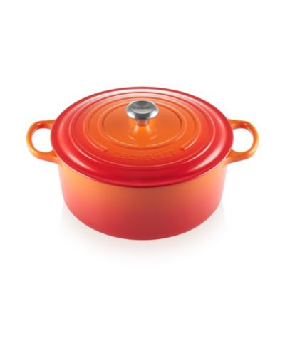 Le Creuset Круглая жаровня из эмалированной чугунной сковороды 9-Qt.