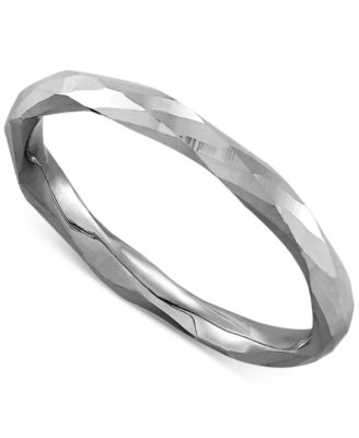 Polished Twist-Look Band in 10k Gold, Rose Gold & White Gold
