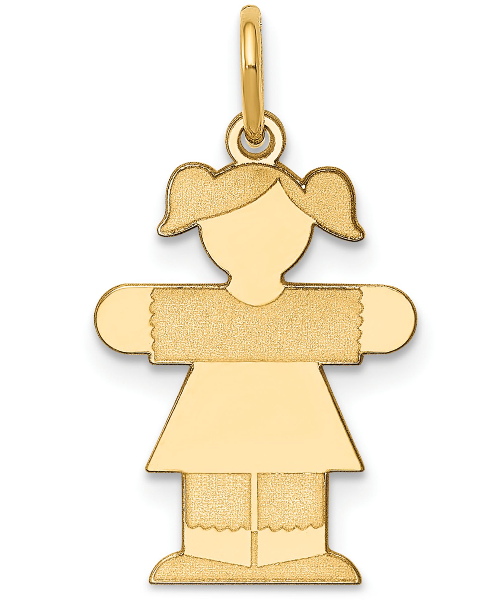 Подвеска Mini Girl Charm из 14k золота