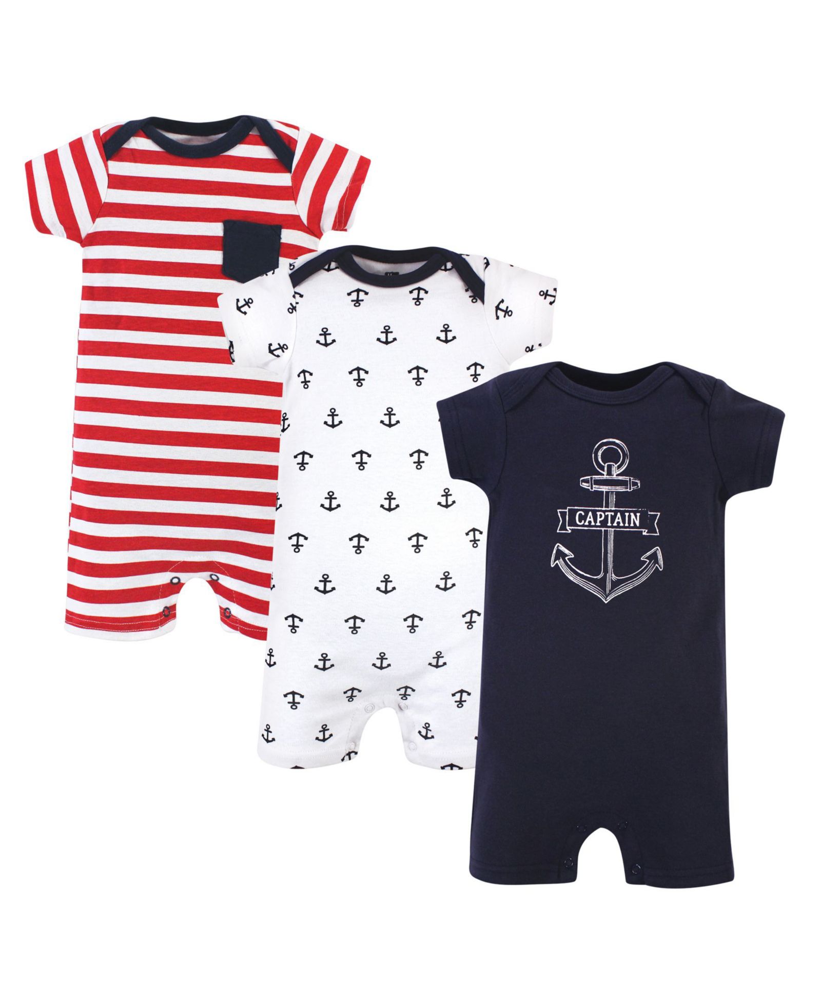 Hudson Baby Baby Boys Hudson Soft Cotton Jumpsuits