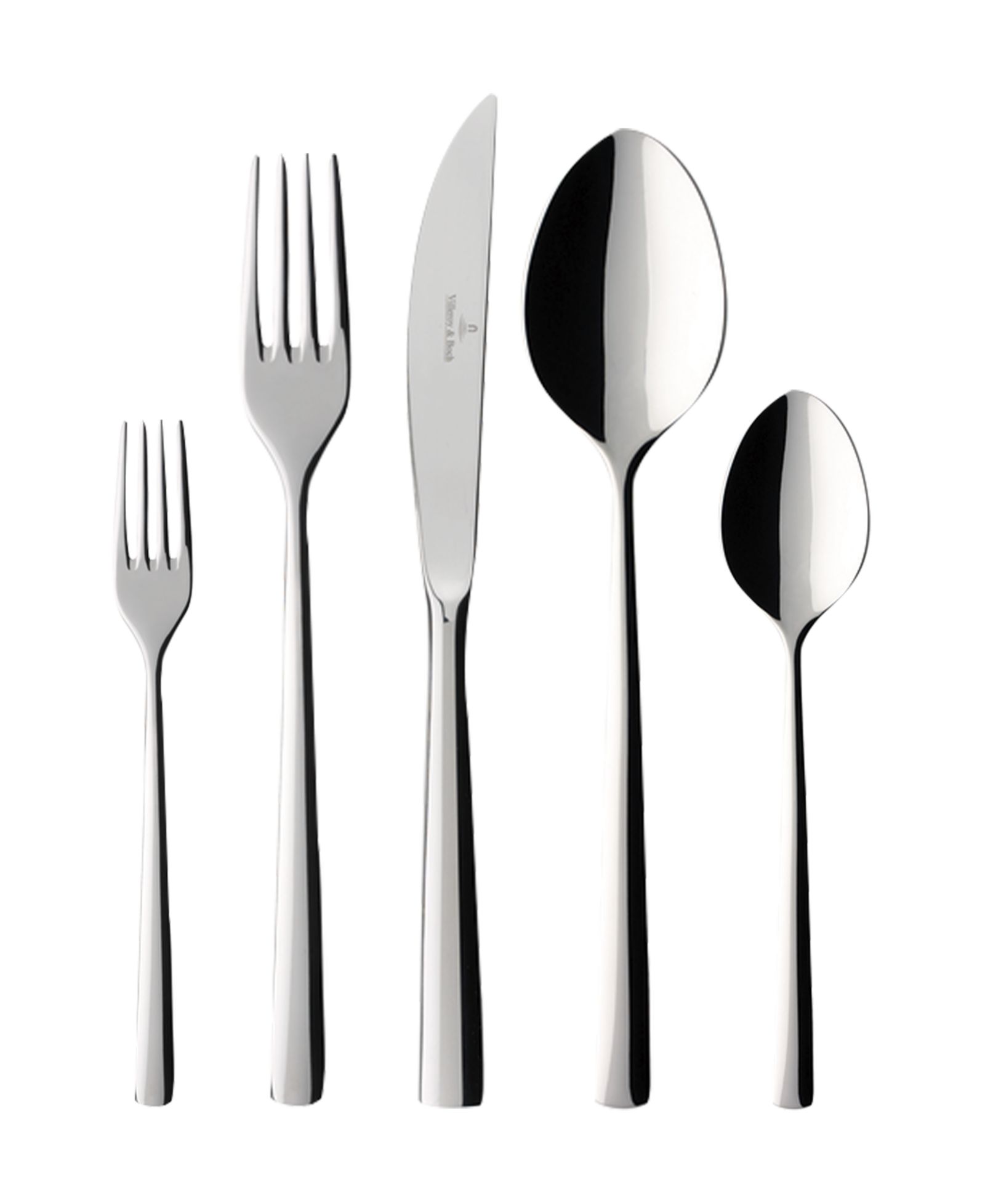 Villeroy & Boch Piemont 40 Piece Flatware Set, Service for 8