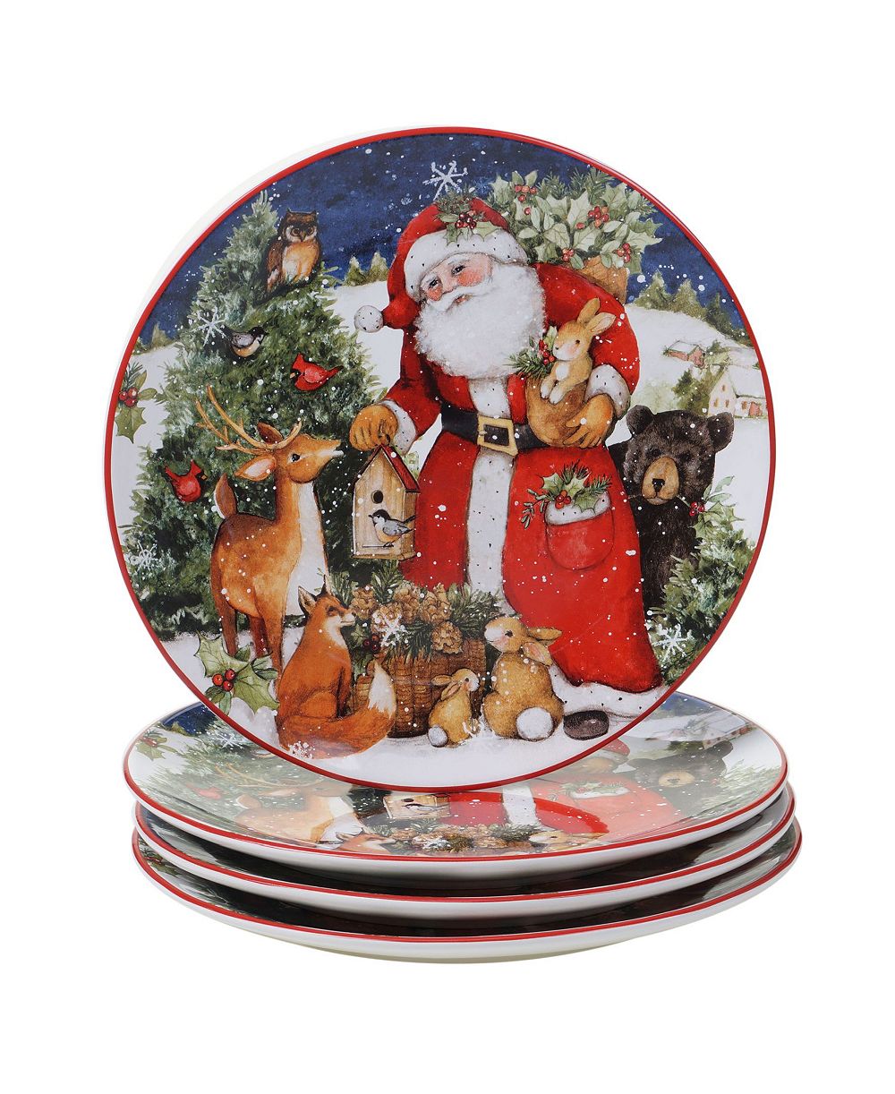 Набор обеденных тарелок Certified International Magic of Christmas, 4 шт