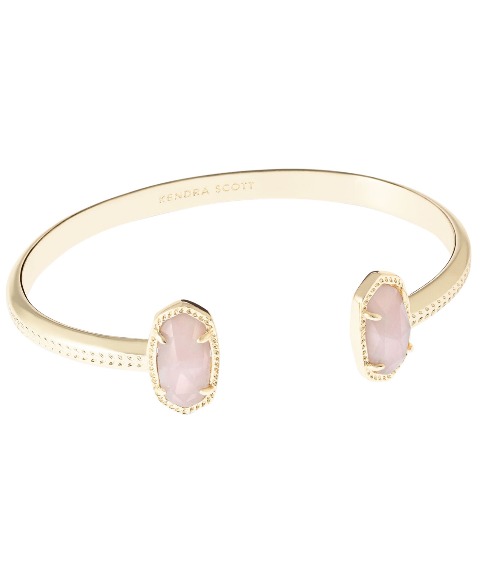 Браслет-кафф Kendra Scott Glass Crystal Stone 14k Gold-Plated Over Brass Elton Link