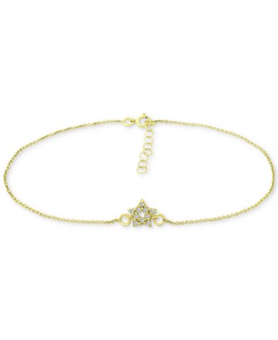 Giani Bernini браслет на лодыжку Cubic Zirconia Star