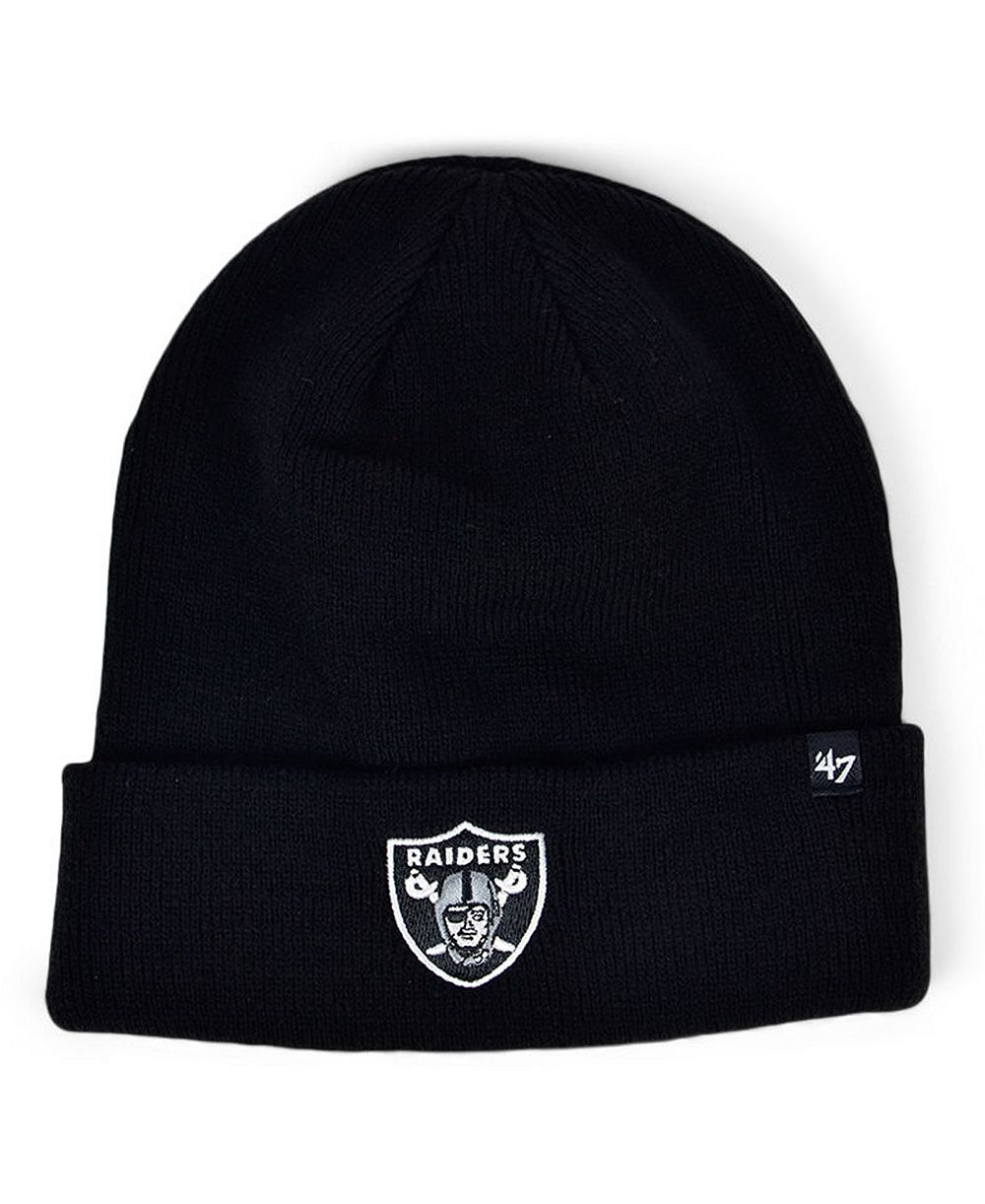 Трикотажная шапка с манжетой '47 Brand Las Vegas Raiders Basic Cuff