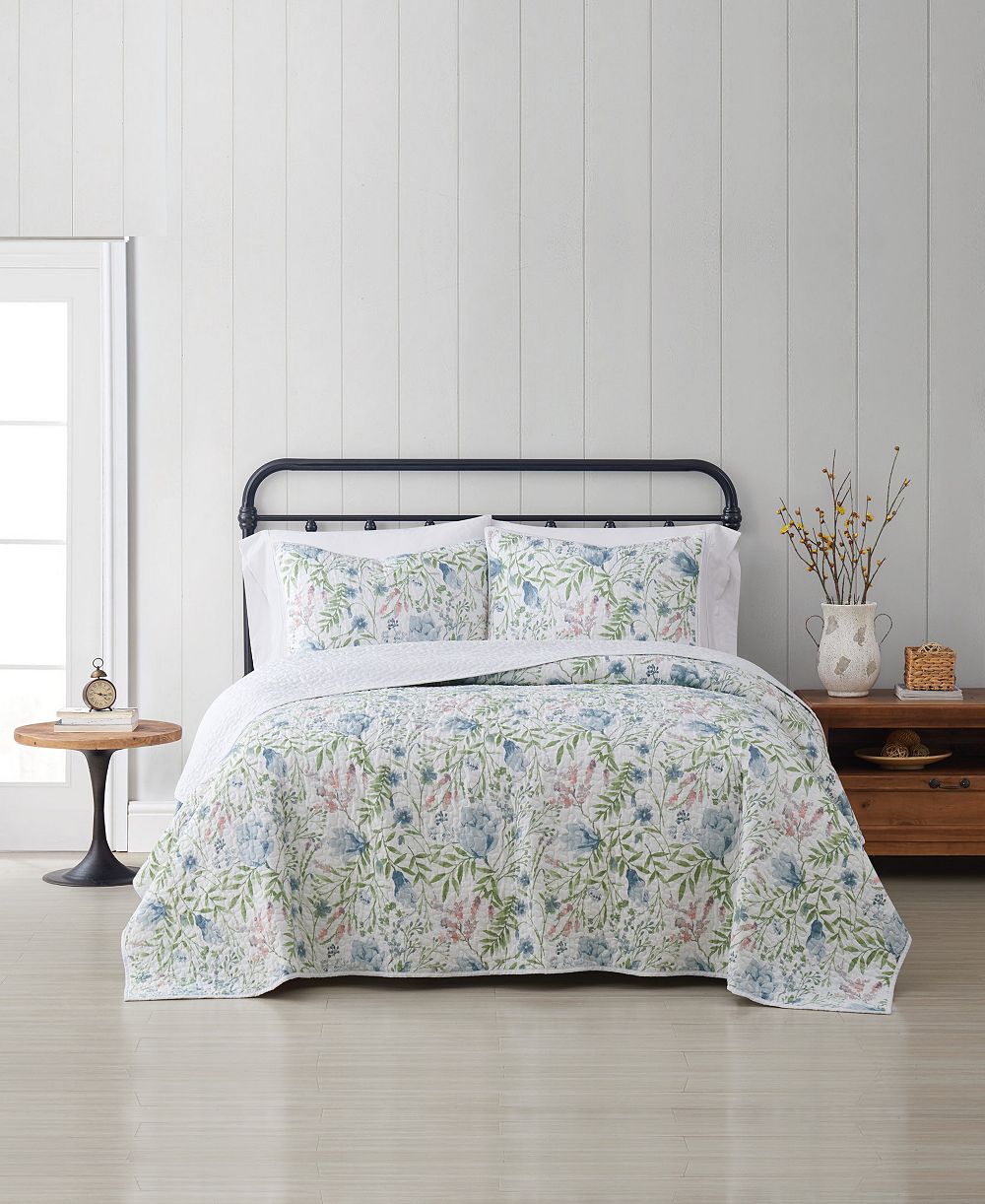 Комплект из 3 стеганых покрывал Cottage Classics Field Floral