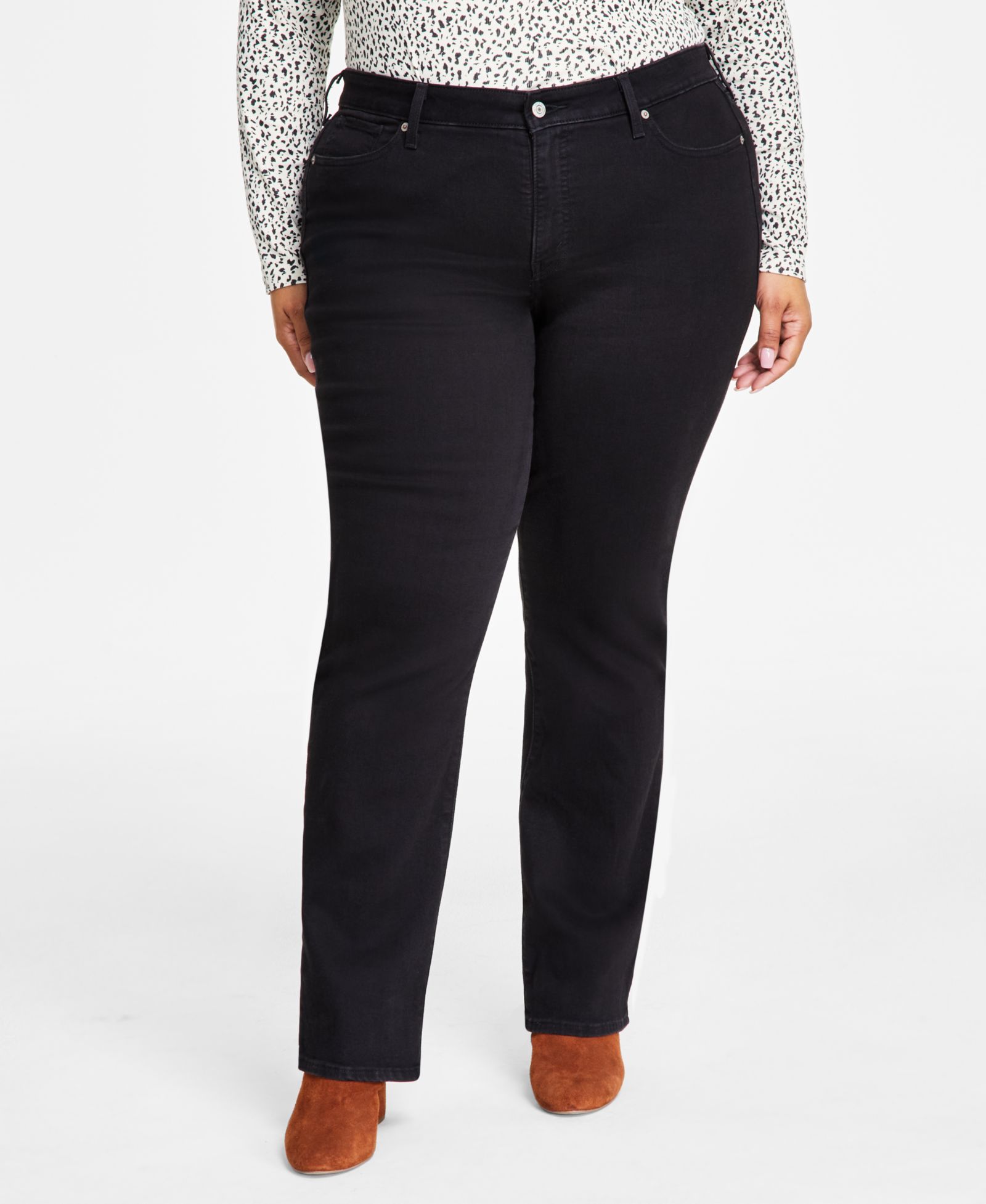 Levi's Trendy Plus Size Classic Straight-Leg Jeans