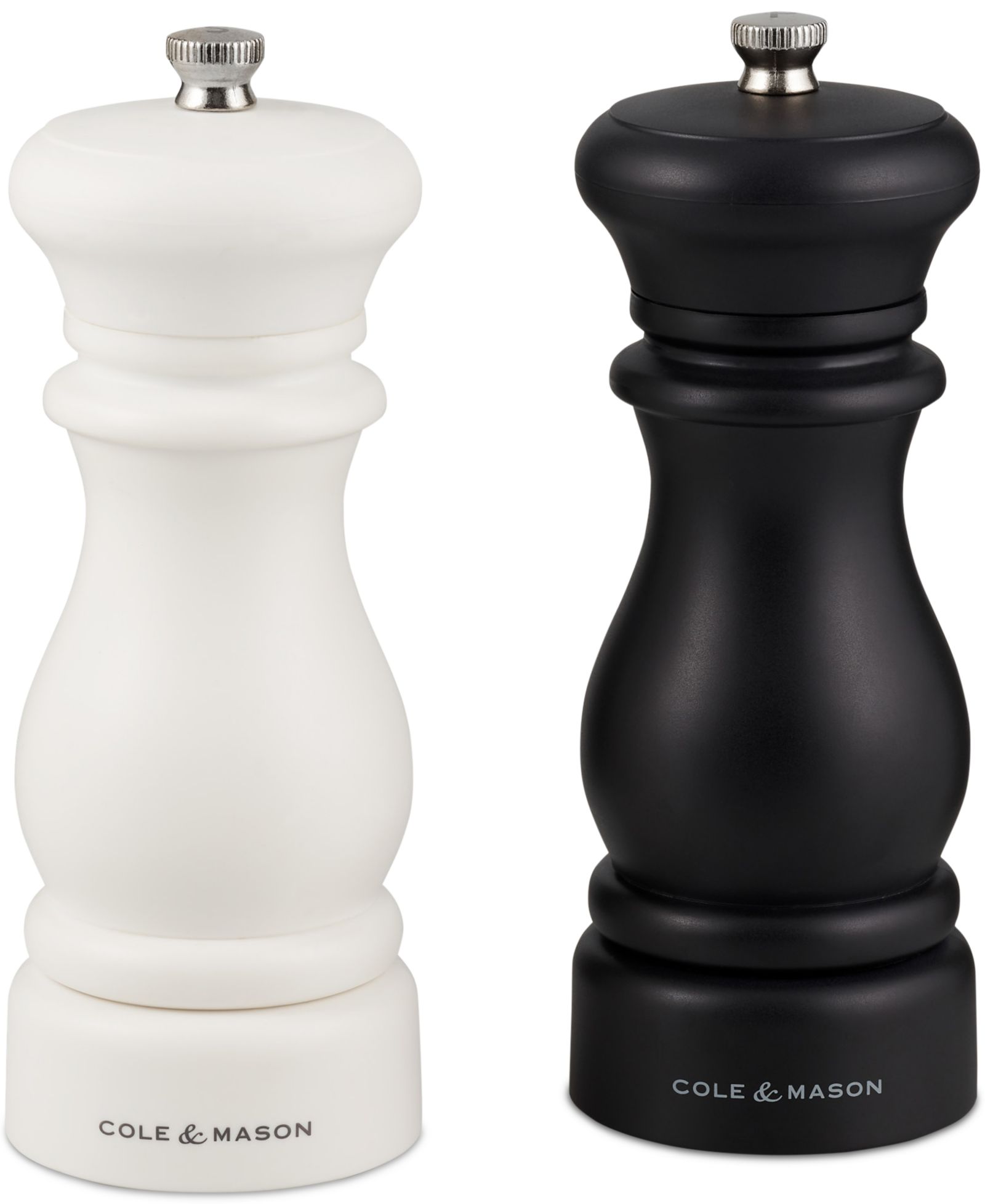 Подарочный набор мельниц для соли и перца Cole & Mason Southwold Classic, Black/White