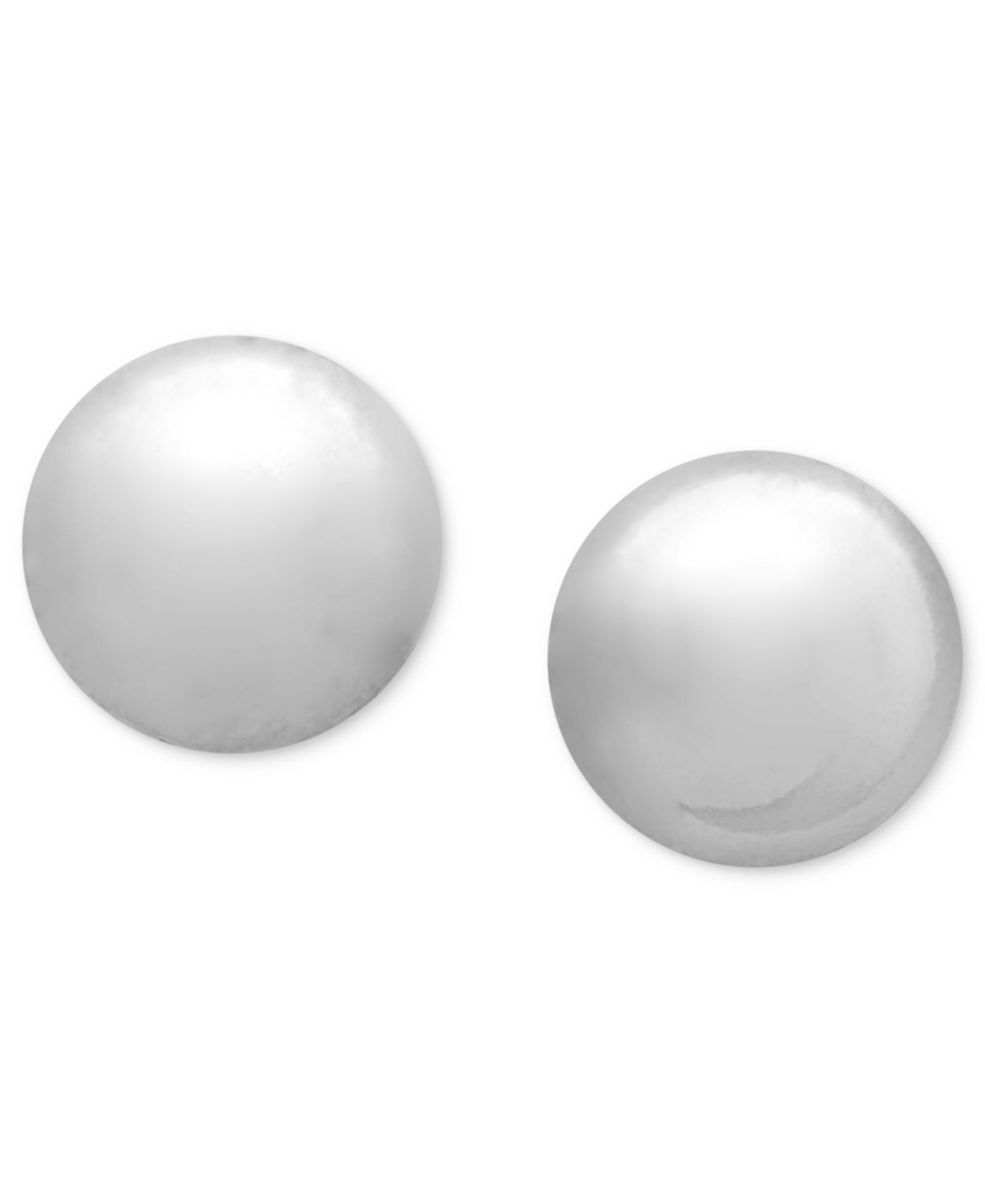 Серьги-гвоздики Giani Bernini Ball Stud (8mm) в 18k Gold поверх Sterling Silver