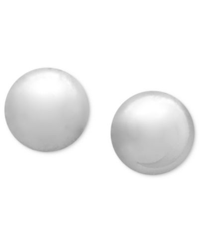 Серьги-гвоздики Giani Bernini Ball Stud (8mm) в 18k Gold поверх Sterling Silver