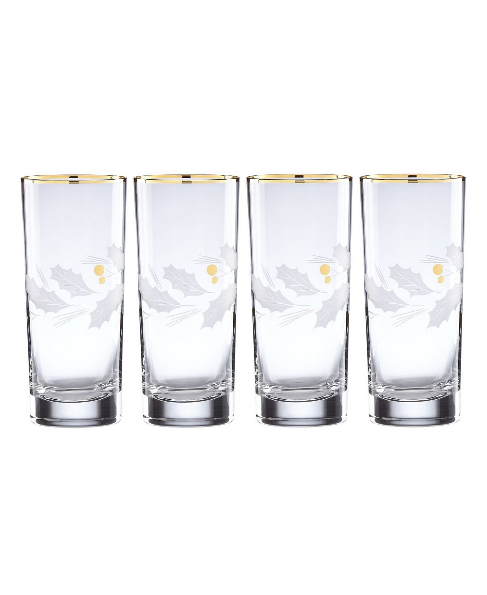 Набор бокалов для хайбол Lenox Holiday Gold, 4 шт.
