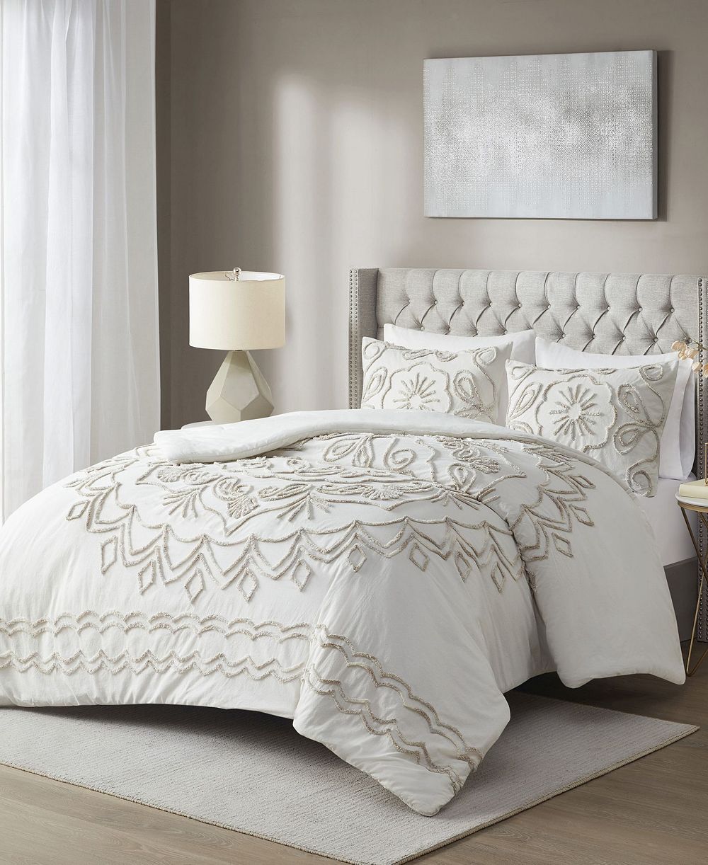 Madison Park комплект постельного белья Violette из 3 предметов, размер King/California King