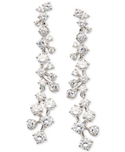 Серьги Eliot Danori Cubic Zirconia Linear Cluster Drop