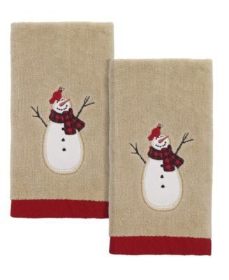 Набор из 2 полотенец Avanti Snowman Gathering Holiday, 11" x 16"