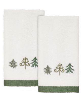 Набор полотенец Avanti Christmas Trees Holiday Cotton 2-Pc. 11" x 16"
