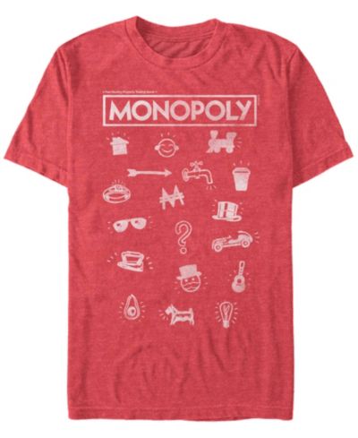 Мужская футболка Monopoly с коротким рукавом