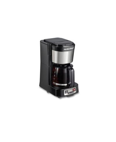 Hamilton Beach® 5 Cup Compact Coffee Maker with Programmable Clock