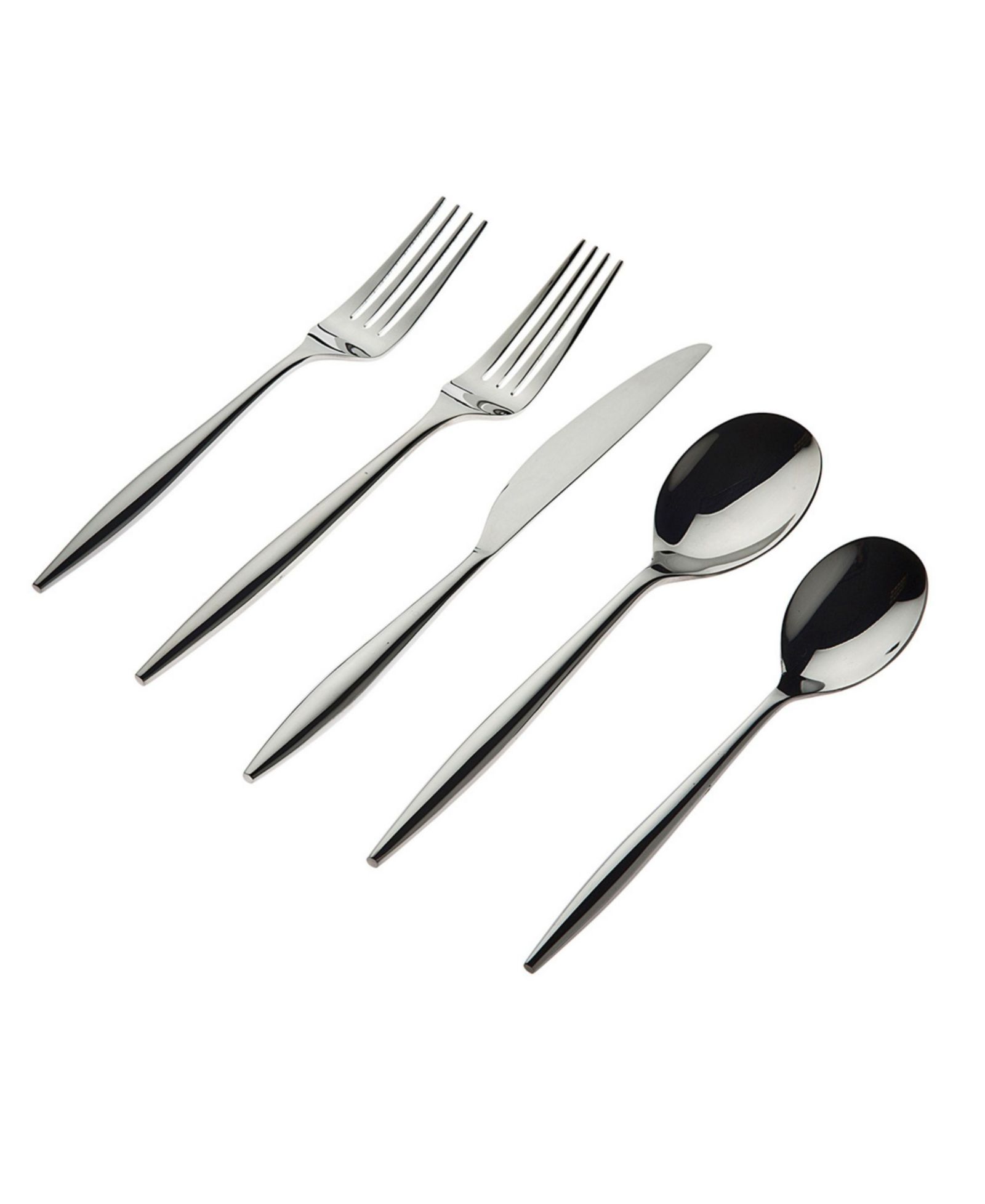 Godinger Milano Mirror 20 Piece Flatware Set, Service for 4