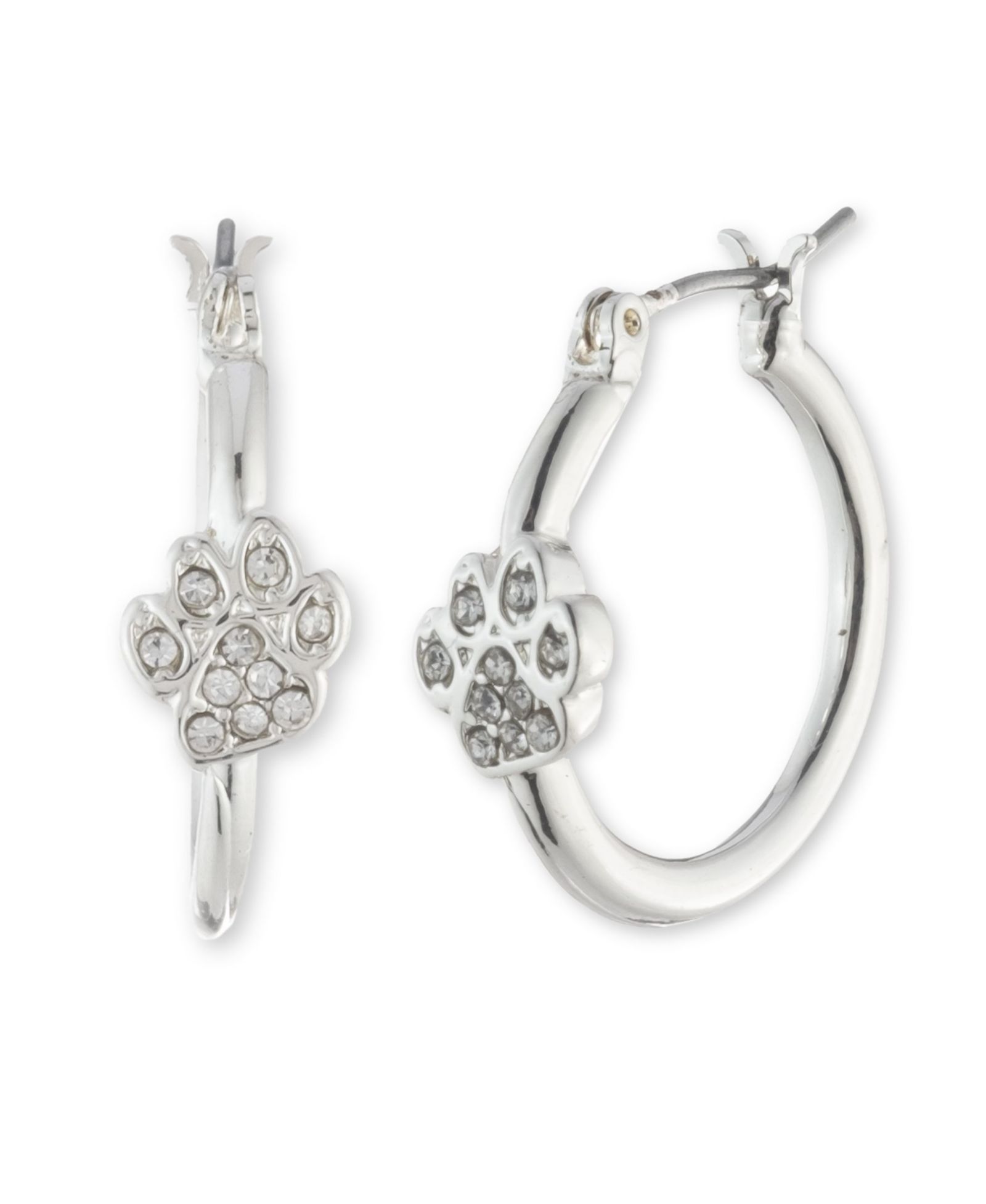 Pet Friends Jewelry Серьги-кольца Pave Paw
