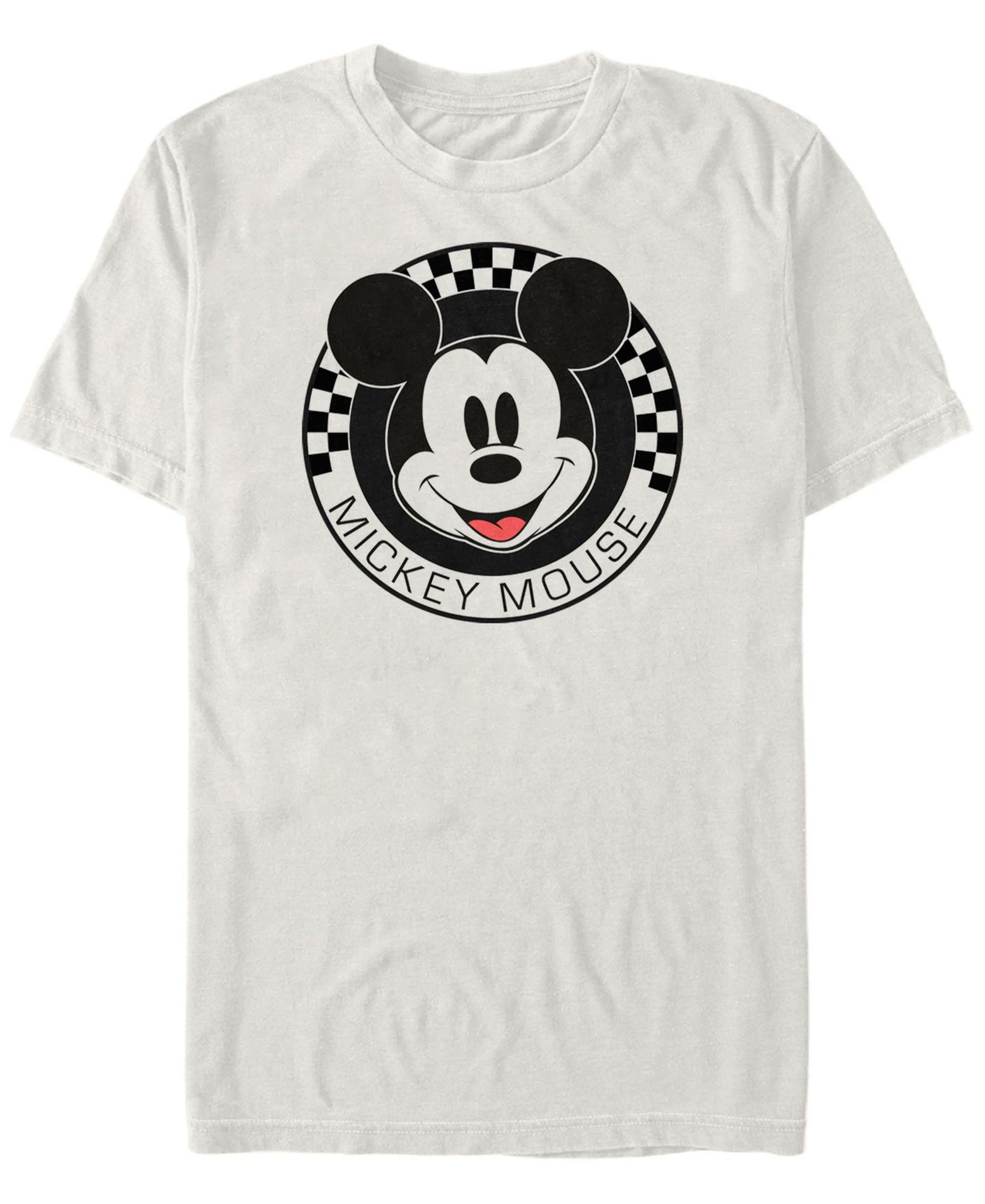 Fifth Sun Men's Mickey Checkered Short Sleeve T-Shirt