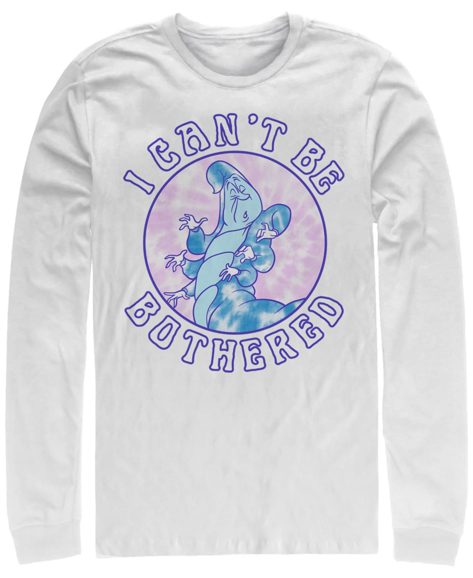 Fifth Sun Alice in Wonderland Cant Be Caterpillar Men's Long Sleeve Crew Neck T-shirt