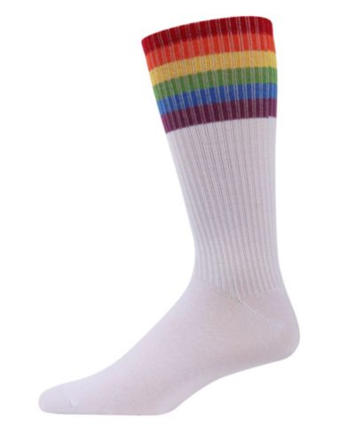 MeMoi носки MeMoi Rainbow Rugby Crew
