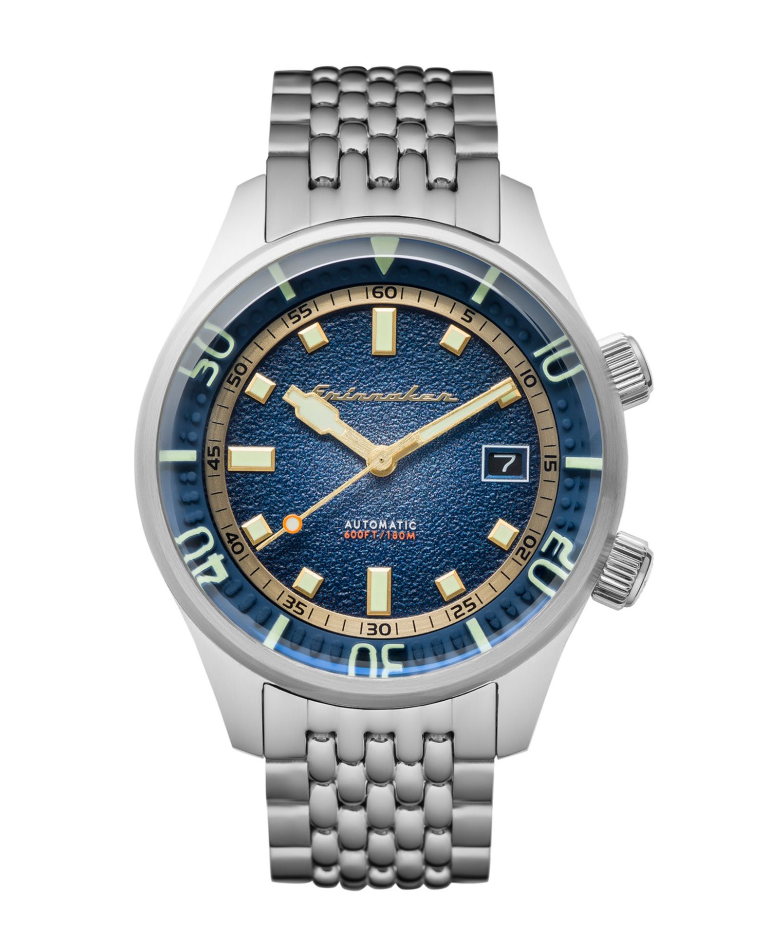Spinnaker Мужские автоматические часы Bradner Silver-Tone Stainless Steel 42mm